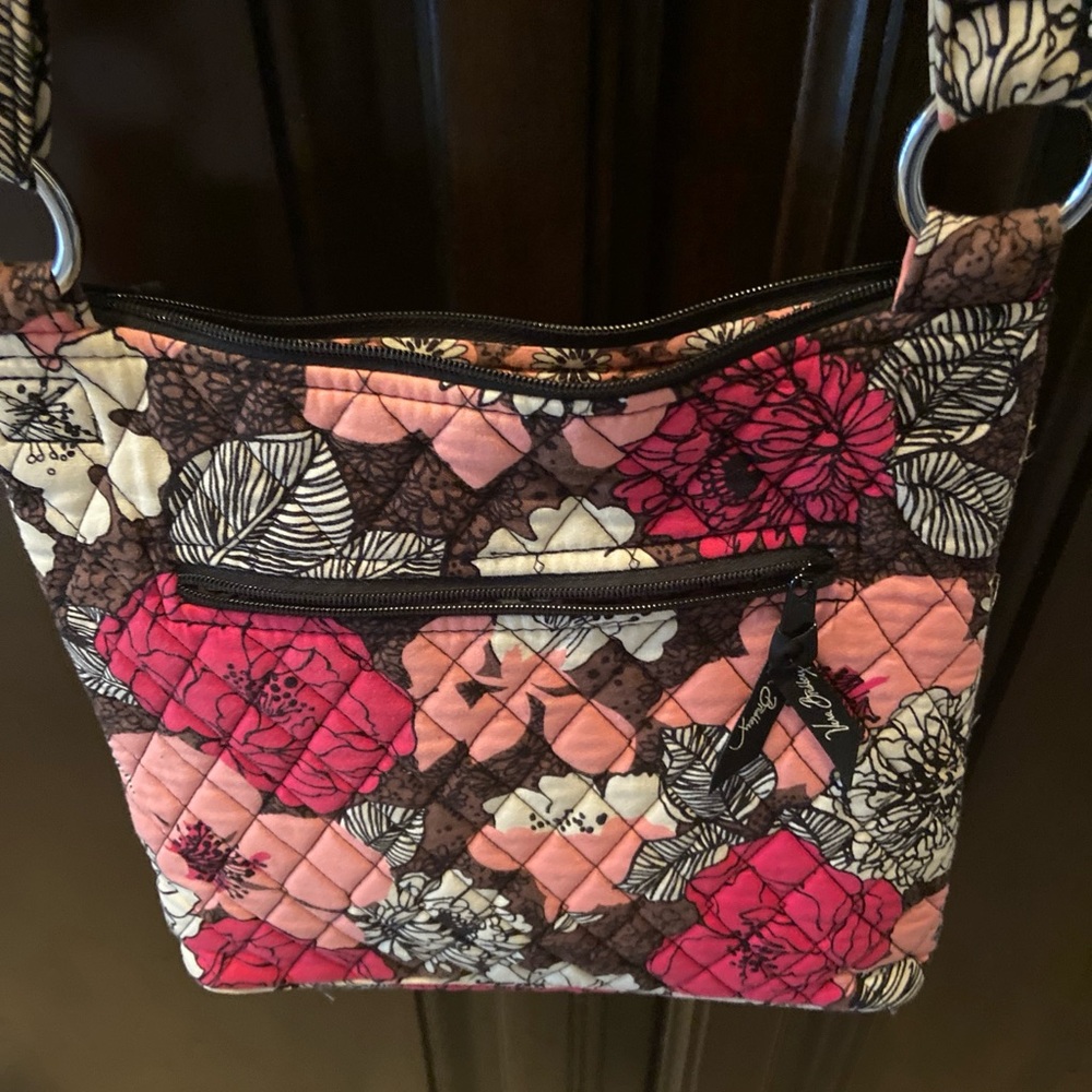 Floral Quilted Shoulder Bag